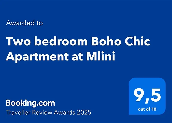 Two Bedroom Boho Chic Apartment At Mlini